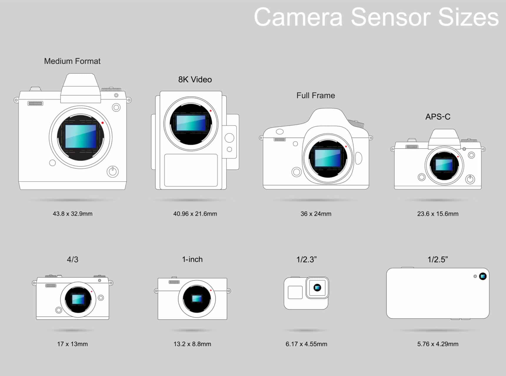 Light Camera Sensor Size Photography Guide